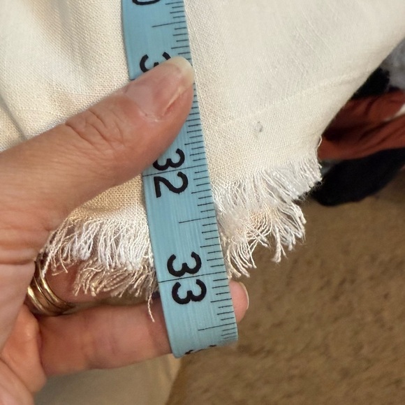 LaVi Blue White Ombre Handkerchief Midi Skirt Size Medium - Picture 10 of 11